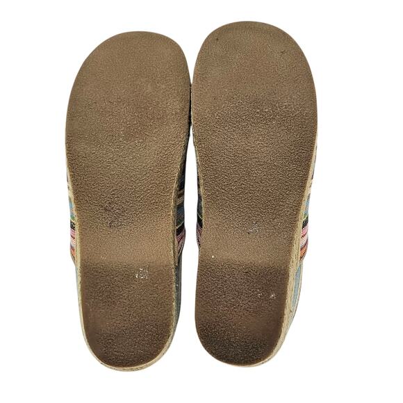 Dansko Jute Pro Multi Stripe Professional Clogs EU 40 | US 9.5-10 - Picture 7 of 9